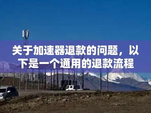 关于加速器退款的问题，以下是一个通用的退款流程指南，您可以根据具体平台的政策进行调整