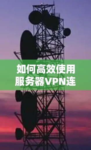 如何高效使用服务器VPN连接数据